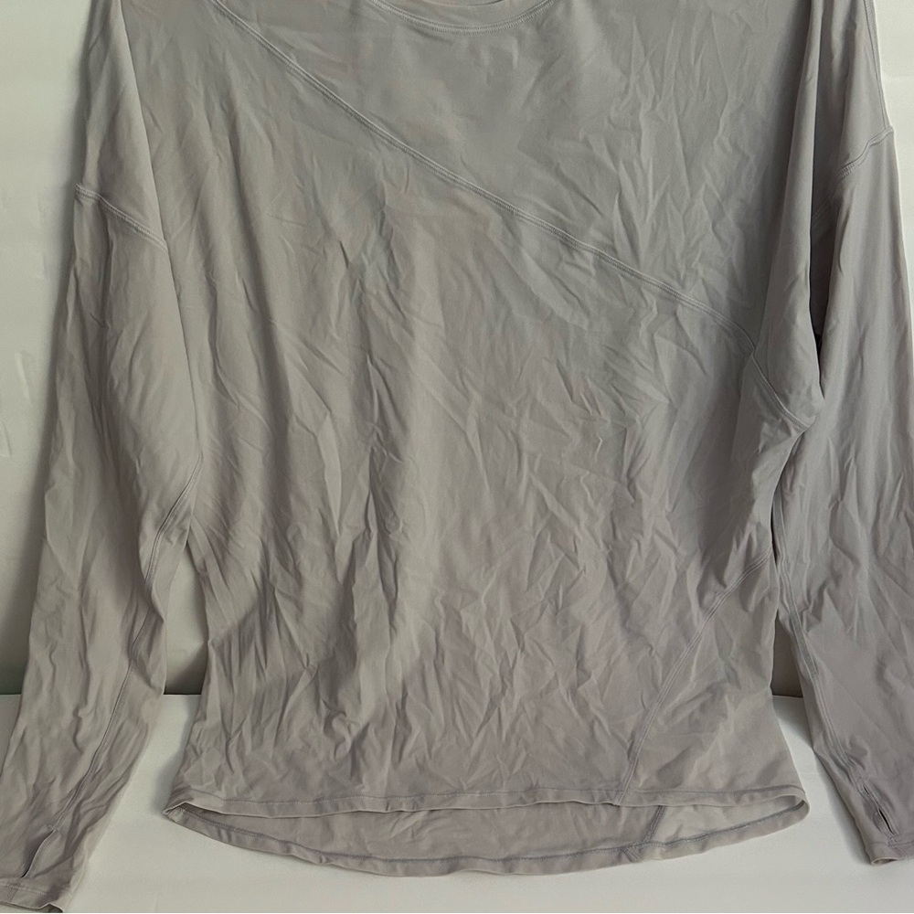 Grey Long Sleeve Lululemon Shirt